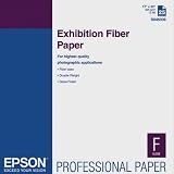 Epson Exhibition Fiber Paper - Glossy fiber paper - 13 mil - ANSI C (17 in x 22 in) - 325 g/m2 - 25 sheet(s)