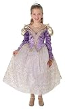 Purple and Gold Princess Ball Gown Costume for Kids