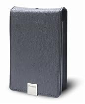 Canon PSC-1000 Deluxe Grey Leather Case for the Canon SD1000 Digital Camera