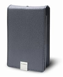 Canon PSC-1000 Deluxe Grey Leather Case for the Canon SD1000, SD1100IS, SD770IS nad SD1200IS Digital Cameras