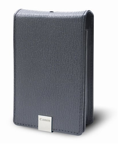 Canon PSC-1000 Deluxe Grey Leather Case for the Canon SD1000 Digital Camera