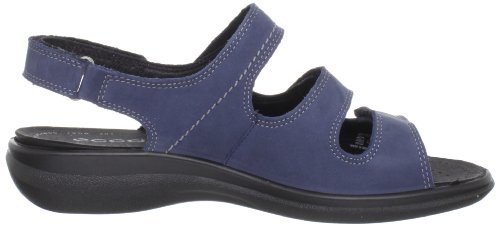 ECCO Shoes Women's Breeze Triple Velcro Marine Wedges 21100302038 8 UK, 42 EU