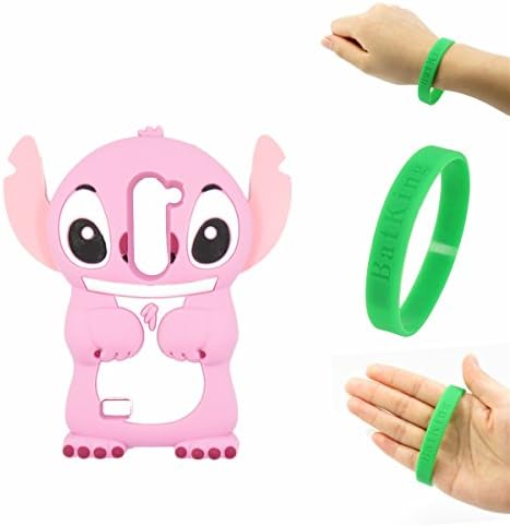 LG Volt 2 Case,LG Volt 2 Silicone Case,Bat King 3D Cartoon Alien Dog pink Ears Silicon Gel Rubber Case Cover Skin for LG Volt 2