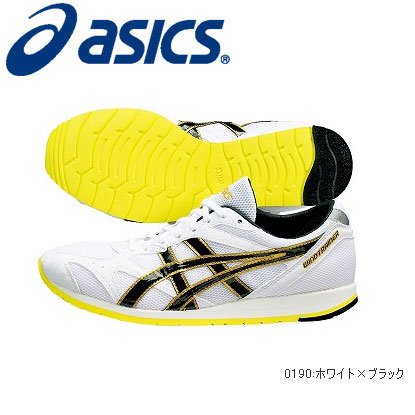 アシックス asics ランニングシューズ(マラソン用) ウインドトレーナー TMM416（0190） 色：ホワイト×ブラック 26.5cm