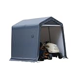ShelterLogic 8x8x8 Peak Style Shed 4-15 Augers 1-3 8 by 