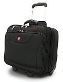 SwissGear Black Rolling Briefcase (Black)