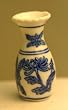 Miniature Blue Chrysanthemum Vase