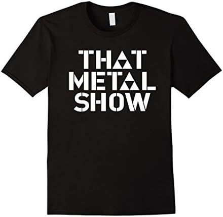Men's That Metal Show Unisex's Tee XL Black