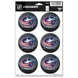 Columbus Blue Jackets Official Logo 6 Magnet Set