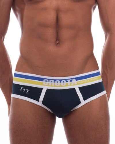 Croota Mens Underwear, Low-Rise Bikini, Brief, Double-Layered Waistband