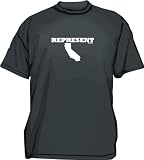 Represent California State Outline Kids T Shirt 2T thru Youth XL