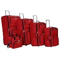 Rockland Luggage Set - 5pc - Red