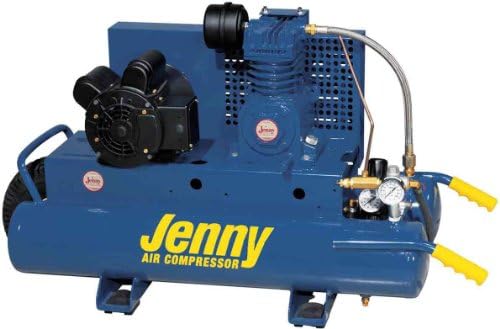Jenny Compressors K15A-8P 1.5-HP 8-Gallon Tank Electric Single Stage Wheeled Portable Compressor