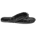 Ugg Women's Fluff Flip Flop (Black 5.0 M)