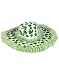 St. Patricks Day Irish Shamrock Fur Trim Fuzzy Pimp Hat