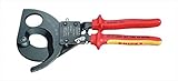 KNIPEX(クニペックス):絶縁ケーブルカッター 1000V(ラチェット式 9536-280