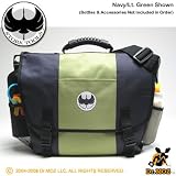 Stork Tools Daddy Diaper Bag for Men (Navy and Bright Green)