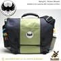 Stork Tools Daddy Diaper Bag for Men (Navy and Bright Green)