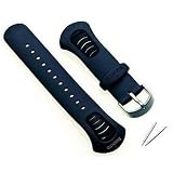 Suunto Wrist-Top Computer Watch Replacement Strap Kit (X6HR, X6, S6, and T6; Black Elastomer)
