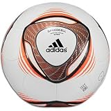 Adidas 2011 Glider Soccer Ball, White/Warning Orange, 5