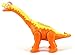 Dinosaur Paradise Brachiosaurus Battery Operated Toy Dinosaur Figure w/ Realistic Movement, Lights and Sounds (Colors May Vary)