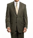 Stays Cool 2-Button Wool Solid Suit-In 5 Colors
