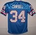 Earl Campbell of the Houston Oilers Autographed/Hand Signed Jersey