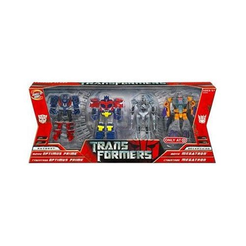 Childrens Toyshop  Toys : TRANSFORMERS TARGET EXCLUSIVE MOVIE LEGENDS 4 PACK : Movie / Cybertron Optimus