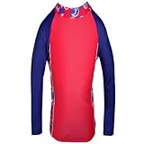 Boy's Long Sleeve Sun Protective Rashguard Shirt - Tuga Red - 2 yrs (UPF 50+)