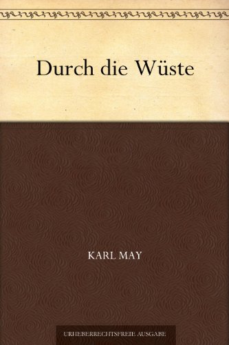 Buch - Cover Durch die Wüste - Karl May - 