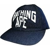「Size【通常版フリー】A BATHING APE(ア ベイシング エイプ) フルロゴデニムメッシュキャップ　インディゴ白【インディゴ白】【新品】」の画像