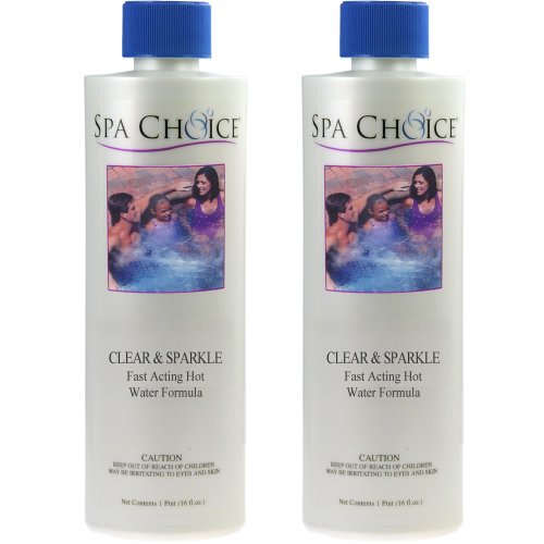 2-Pack Clear & Sparkle Water Clarifier for Spas & Hot Tubs - 2 Pints (32 oz. total)
