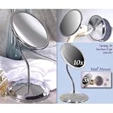 Double Vision Gooseneck Mirror in Chrome [Kitchen]