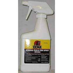 ZEMA Residual Flea and Tick Spray for Dogs - 16oz