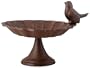 Esschert Design Vogeltr�nke auf Fu�, Vogelbad auf kurzem Fu�, Gartendekoration, Ma�e 19 x 16 x 13 cm