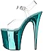 Pleaser Women's FLAM808/C/TECH Platform dress Sandal