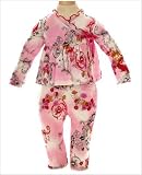 Baby Nay Rose Toile Kimono Set