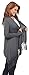 Women's Casual Open Front Long Sleeve Jersey Knit Asymmetric Fringed Cardigan