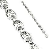 316L Stainless Steel Turtle Shell Bracelet - Length 8.46