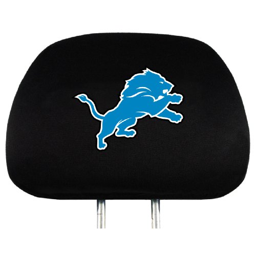 Team ProMark Detroit Lions Head Rest Covers - Set of 2
