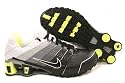 Men Nike Shox O'nine White / Black / Metallic Silver / Volt 365951-103