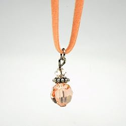 Swarovski Crystal Pendant - Christi Style 2 Orange