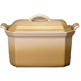 Le Creuset Almond Stoneware Terrine With Press