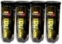 WILSON U.S. OPEN TENNIS BALLS, EXTRA DUTY-DZ. (4 TUBES OF 3 EACH)