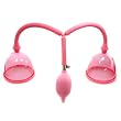 Pink Dual Female Breast and Nipple Pump