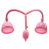 Pink Dual Female Breast and Nipple Pump