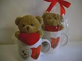 Eigenschaften Fa. Wellco / Teddybär mit Herz in einer Tasse, beige oder braun, Deko