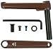 Eclat Tibia BMX Bike Crank - 175mm - Flat Brown