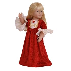 Click here to buy Winter Beauty Doll Dress by Little Adventures.