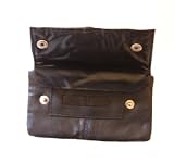 Soft Leather Black Tobacco Pouch
